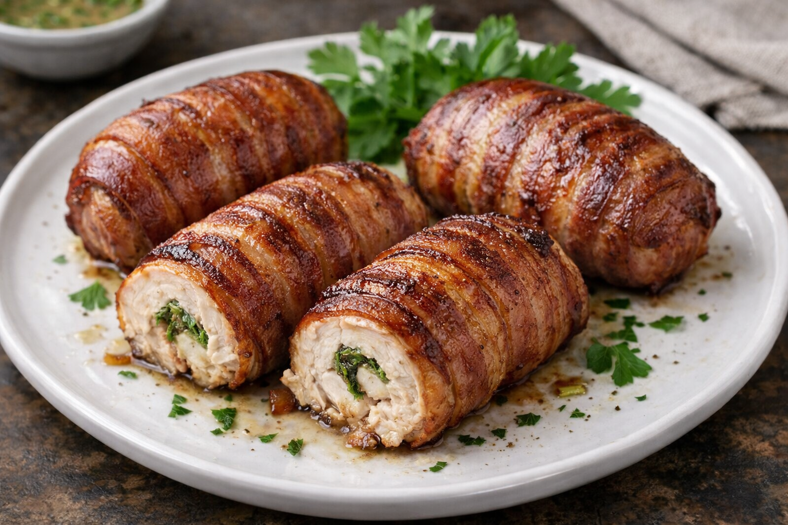 Polish Chicken Roulade (Roladki z kurczaka)