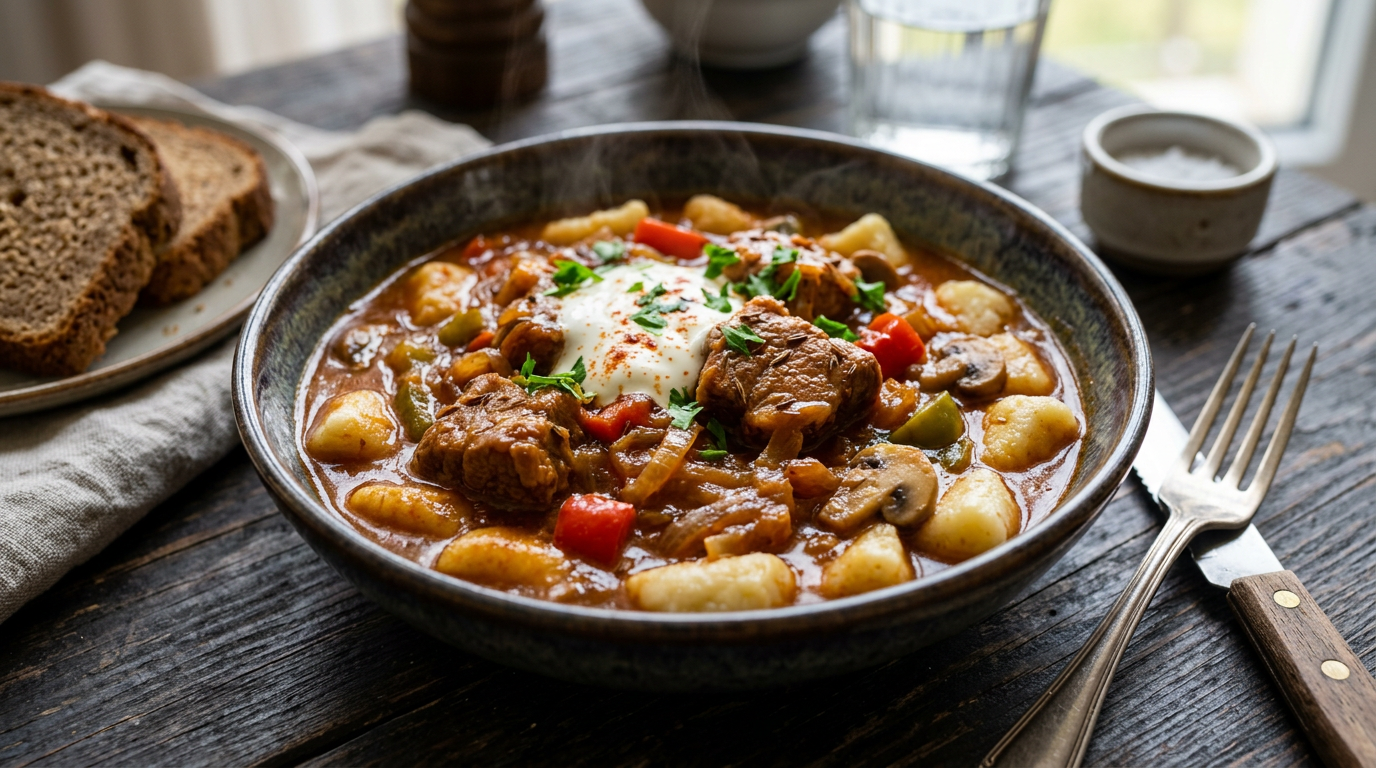 Polish Pork Stew (Gulasz Wieprzowy)