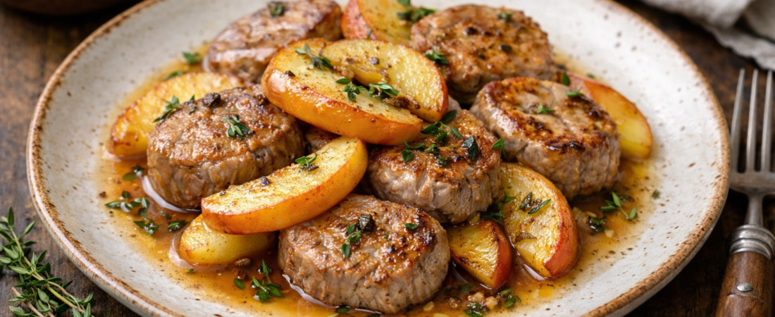 Pork Apple Tenderloins (Polędwiczki z jabłkami)