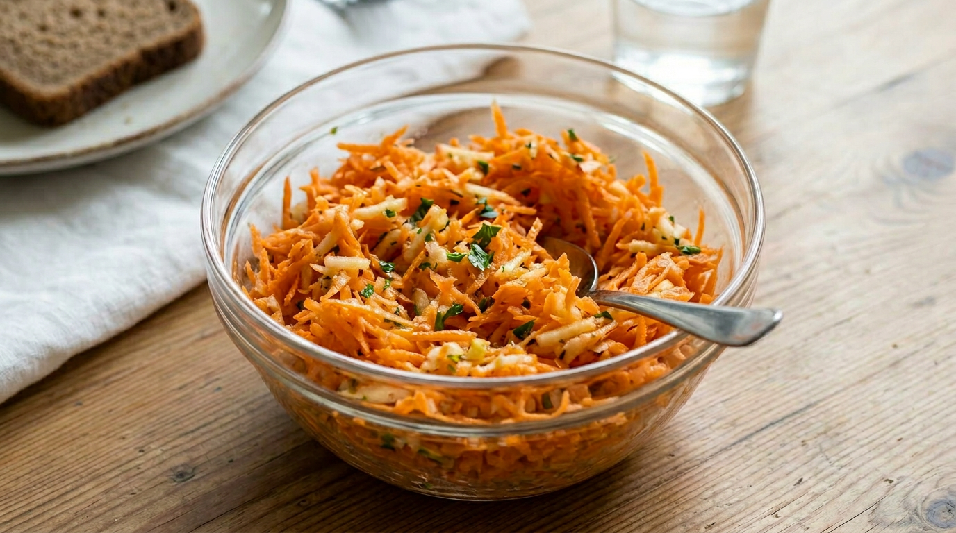 Polish Carrot Salad (Surówka z marchewki)