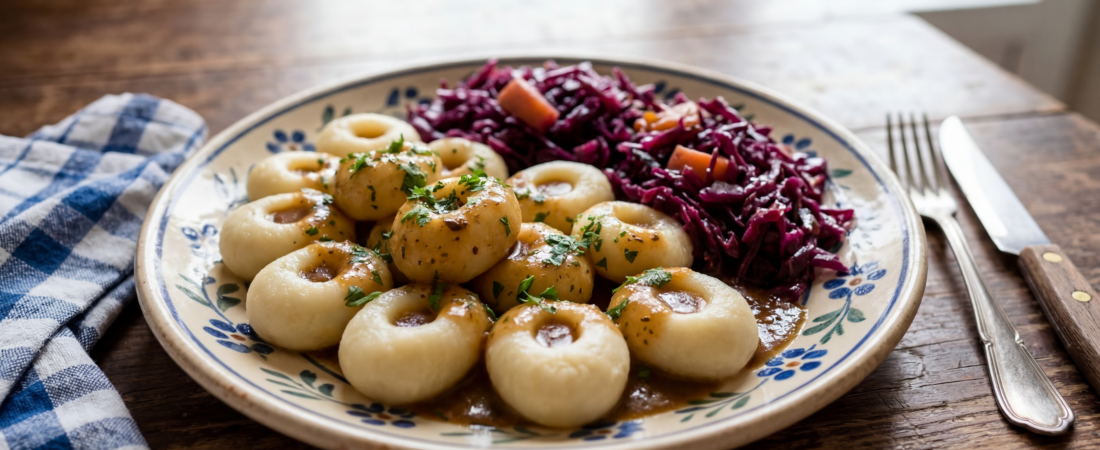 Silesian dumplings (Kluski śląskie)