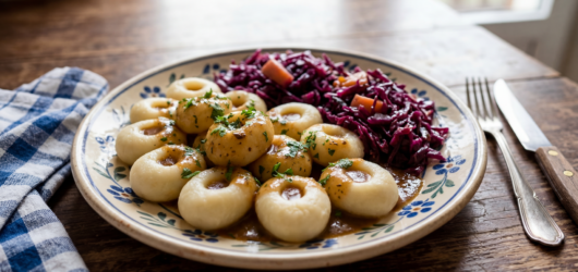 Silesian dumplings (Kluski śląskie)