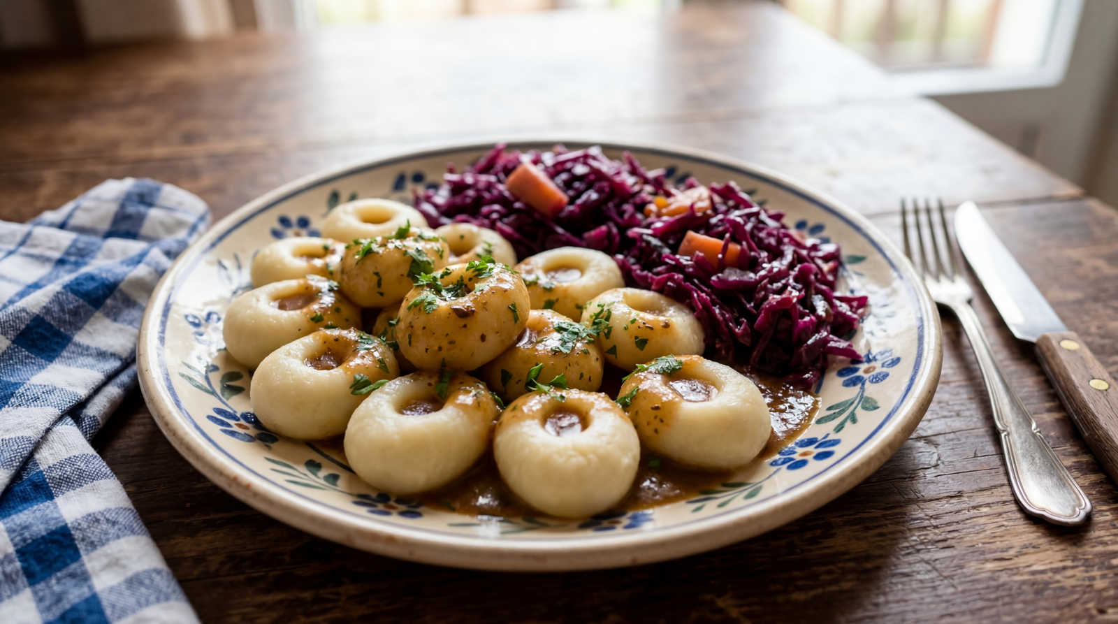 Silesian dumplings (Kluski śląskie)